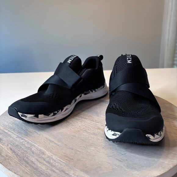 TIEM Slipstream Indoor Cycling Shoes Women’s Black SPD Compatible Spin Size 10 - Picture 3 of 11